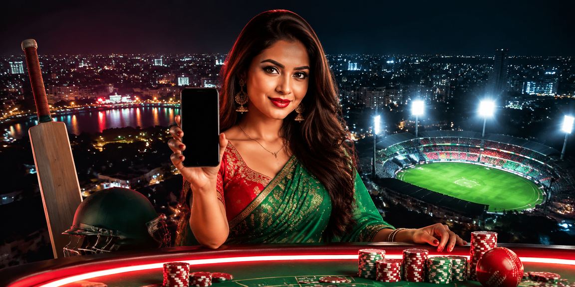 বগুড়ায় লাল-সবুজ পোশাকে ক্রিকেট বেটিং করছেন 1ball ব্যবহারকারী